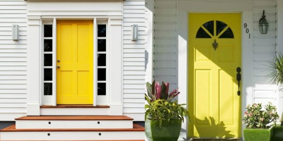 Điểm nhấn nổi bật cho ngôi nhà với màu cửa