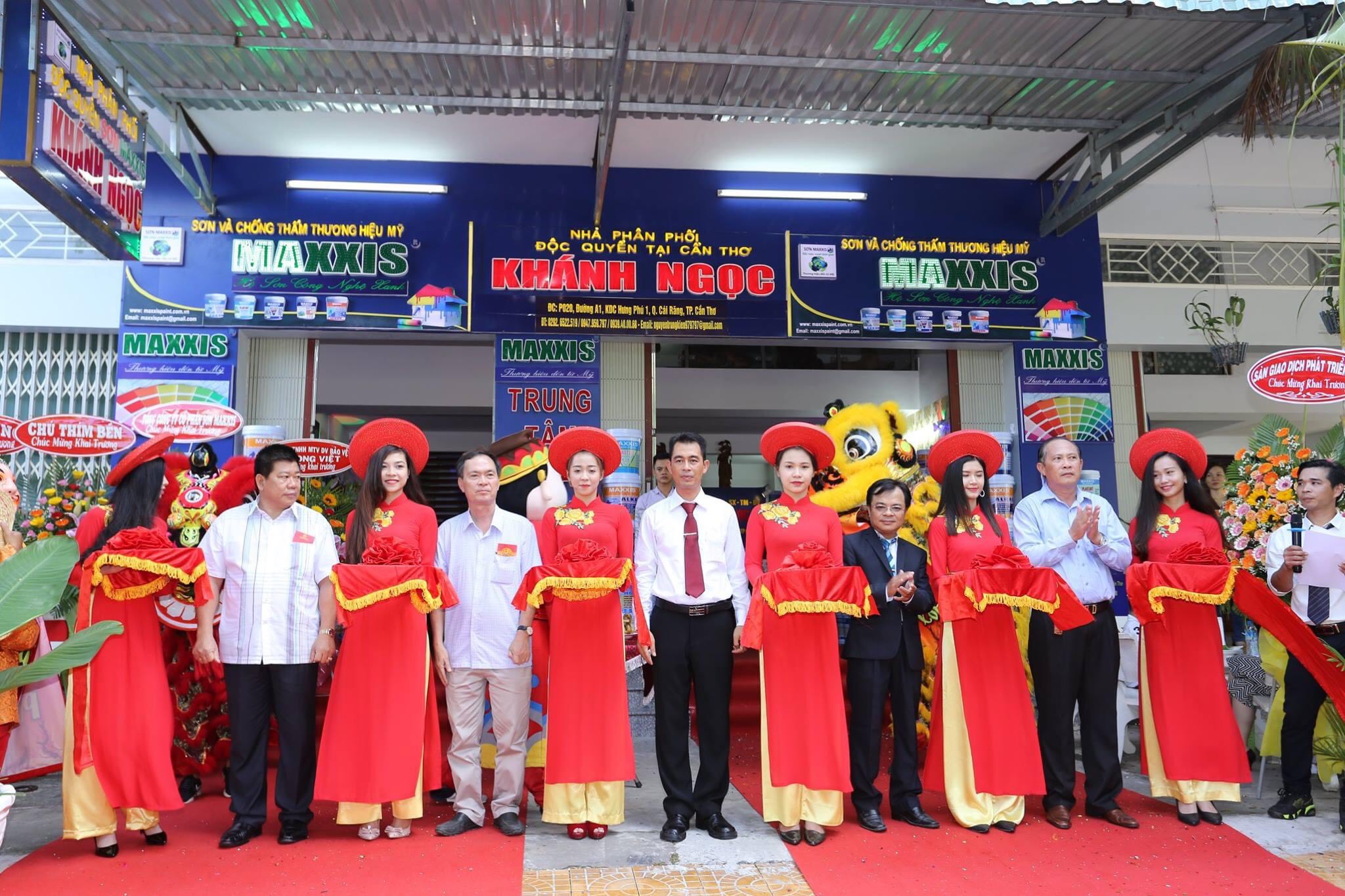 Lễ khai trương NPP sơn Maxxis Khánh Ngọc- TP.Cần Thơ