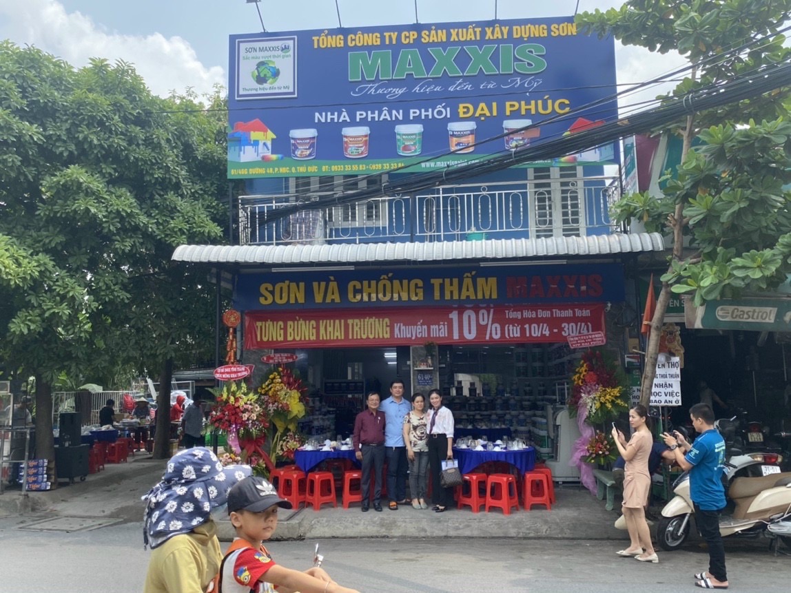 Nhà Phân Phối Sơn Thương Hiệu Mỹ Maxxis Đại Phúc, TP. Thủ Đức- TP. HCM